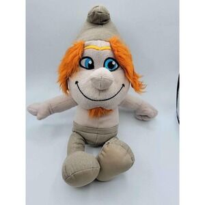 Smurfs Peyo Hackus Stuffed Animal Plush Kellytoy 15" Tall Red Hair Tan 2…